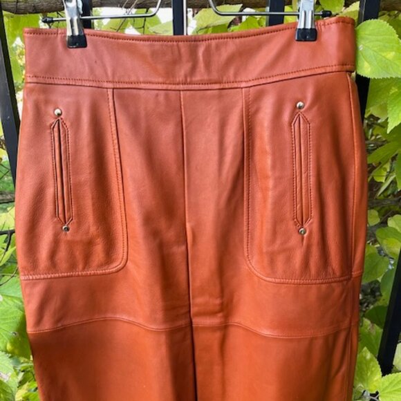 Zara 100% Sheep leather skirt, Sz M, BNWT - Picture 8 of 12